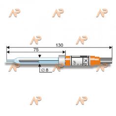 Купить Электрод сравнения ЭСр-10107/3.5 (Ag/AgCl, 5...100оС, двухключ.)